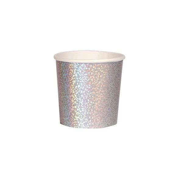 Meri Meri Silver Sparkle Tumbler Cups | Target