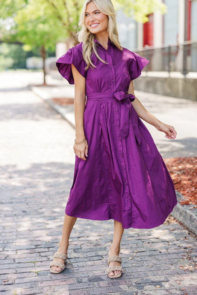 All In A Dream Plum Purple Dress | The Mint Julep Boutique