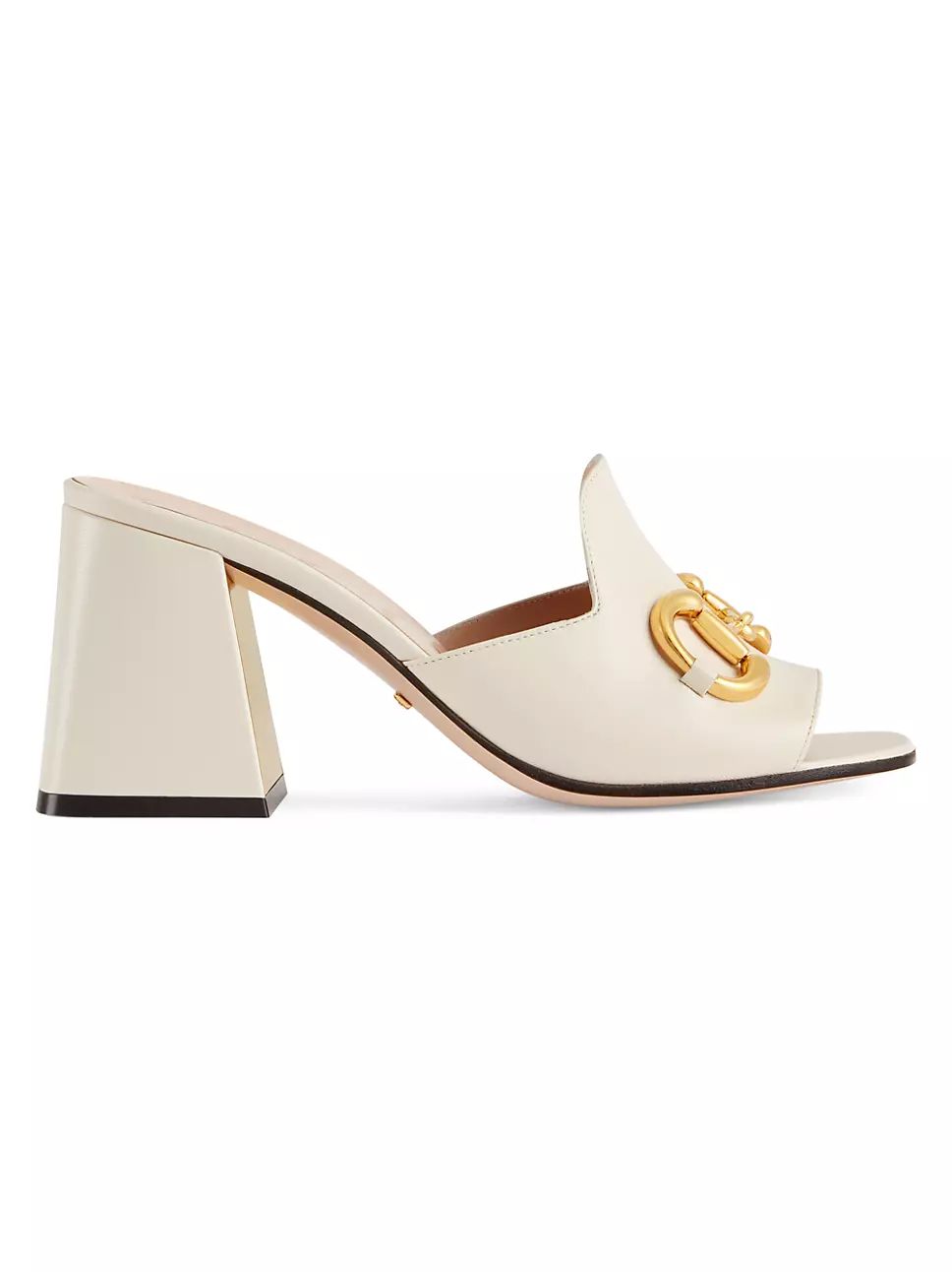 Slide Sandal With Horsebit | Saks Fifth Avenue