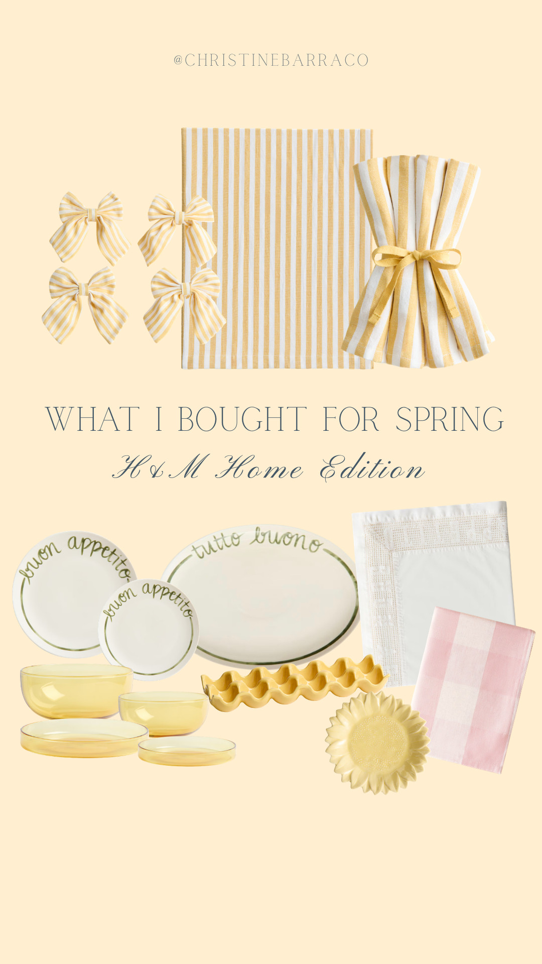What I bought for spring - H & M Home Edition #LTKhome 

 