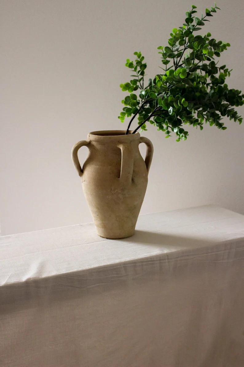 Vintage Multi Handle Turkish Vase, Turkish Jar, Turkish Jug, Turkish Pot, Mediterranean Pot, Prim... | Etsy (UK)