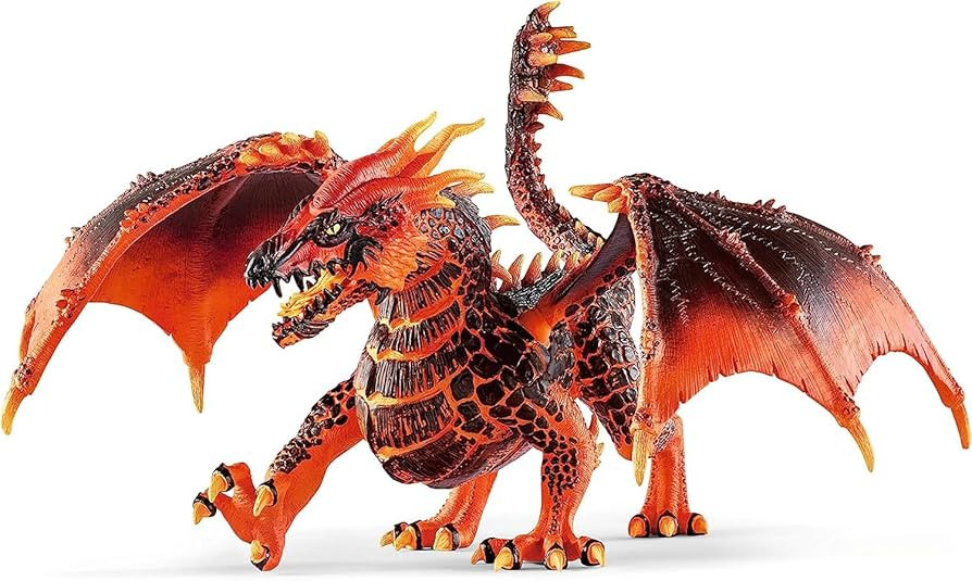 schleich ELDRADOR CREATURES - Lava Dragon, ELDRADOR CREATURES Red Dragon Toy Figurine with Moveab... | Amazon (US)