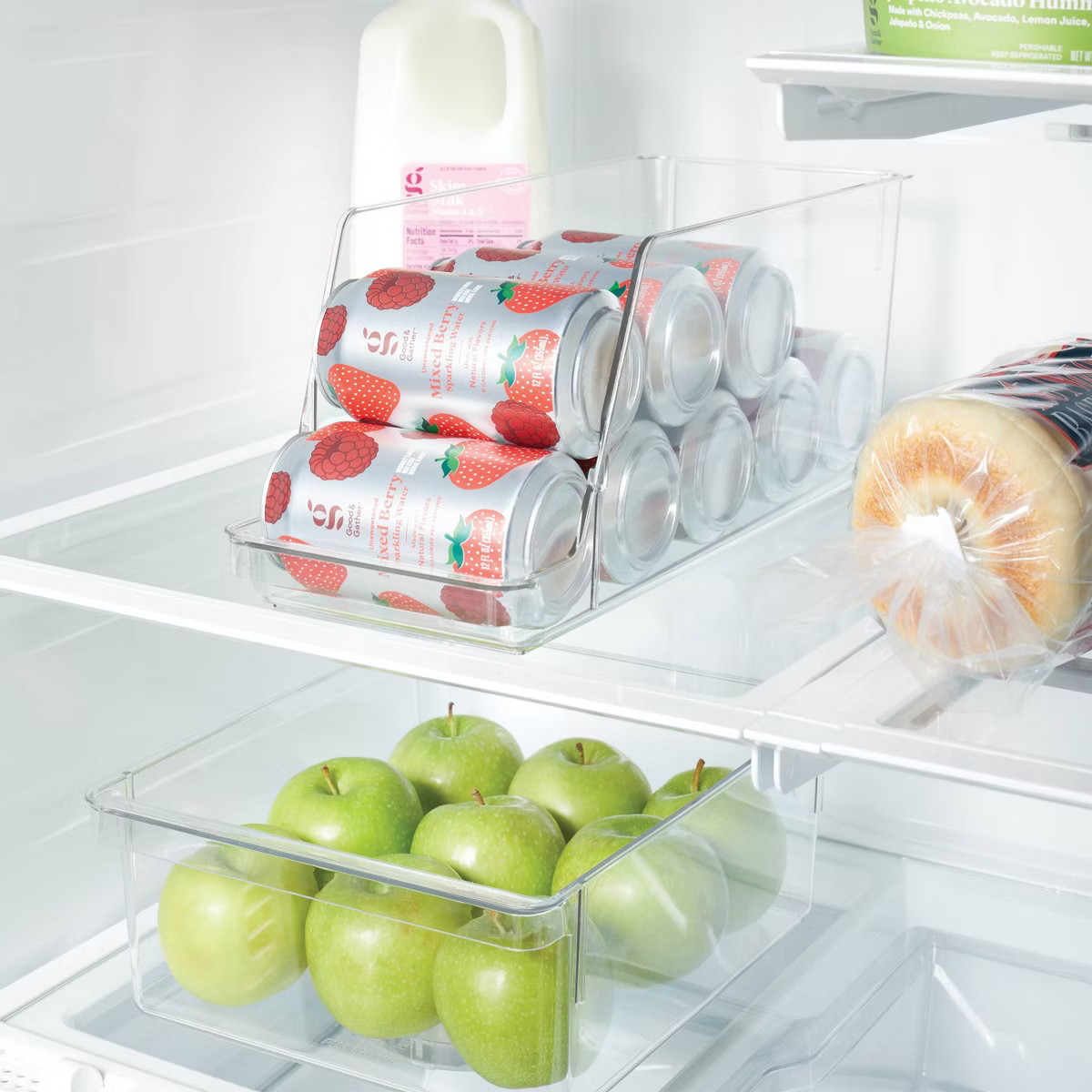 Soda Fridge & Pantry Organizer Clear - Brightroom™: PETG Kitchen Storage, Refrigerator & Cabine... | Target