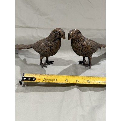 2 Brass Vintage MCM Birds Pheasants Long Tails Home Decor Bookshelf Decor | eBay | eBay US