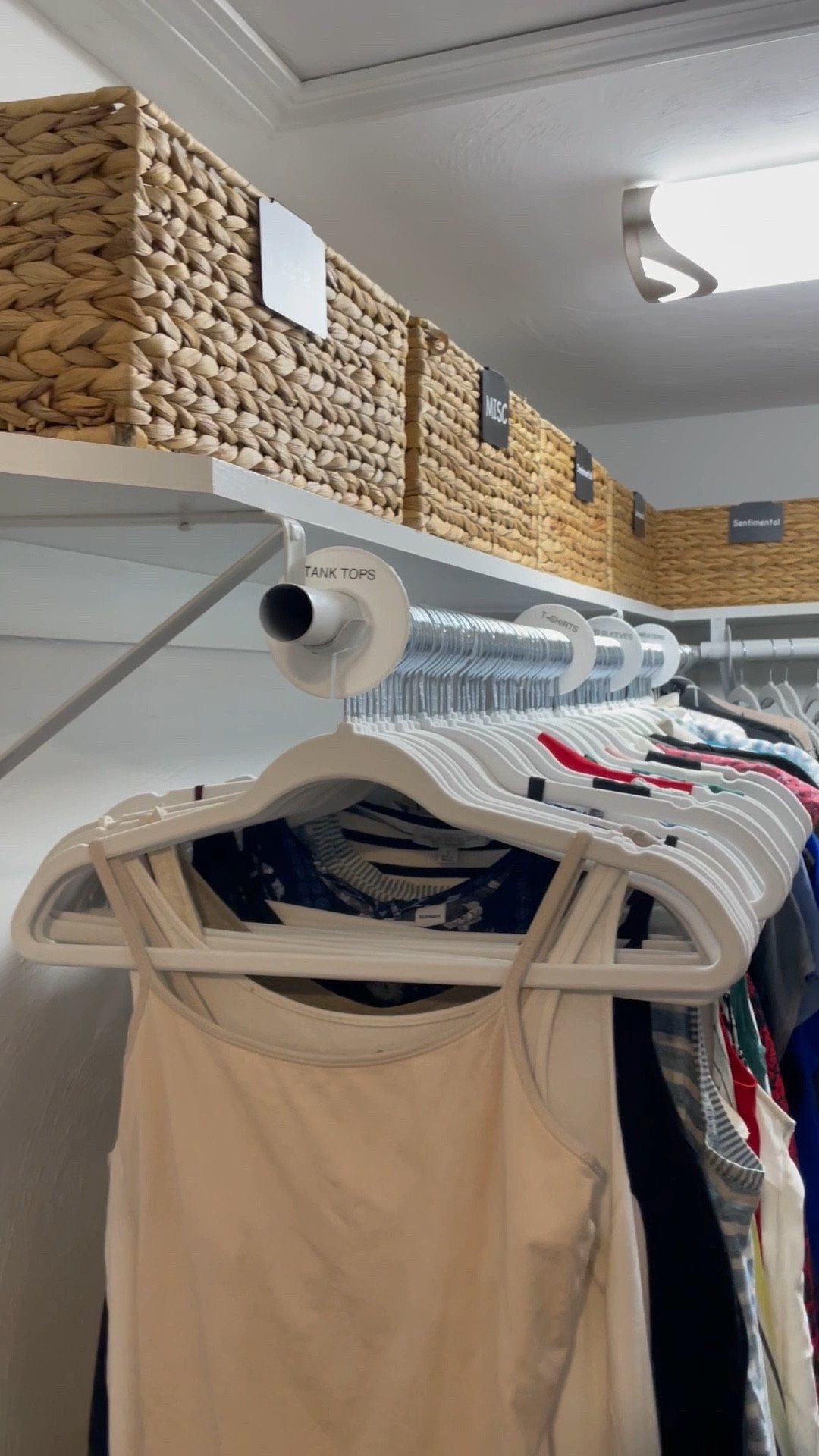 Closet makeover begins with the right products! Get a beautifully organized closet with a few simple changes like swapping out hangers, adding bins and labels, and sectioning off your closet

#LTKFind #LTKhome