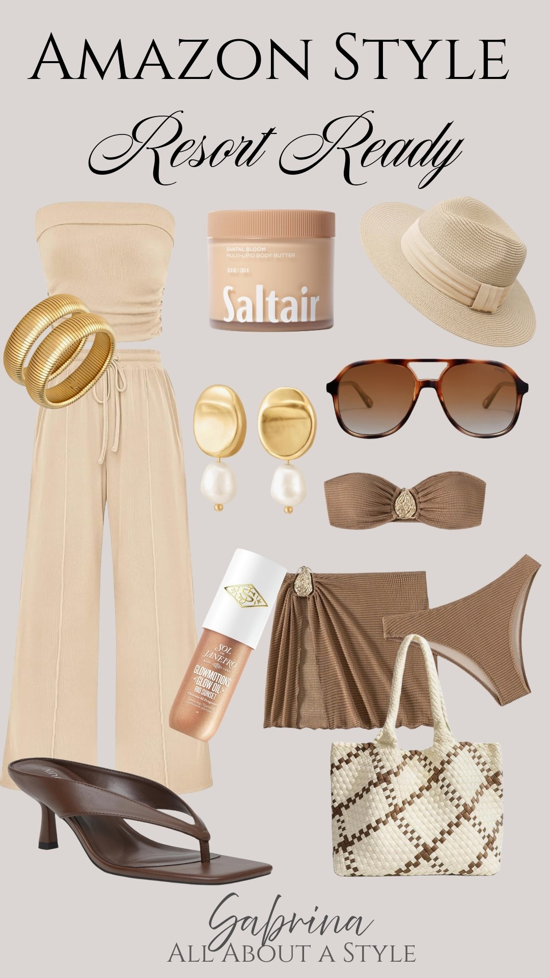 Elevated neutrals, effortless textures, and chic accessories that take you from poolside lounging to sunset dinner. 

Follow me on IG & TikTok {allaboutastyle} if you love neutral tones and effortless style 🤍

#LTKStyle #LTKFinds
#AmazonFashion #AmazonFinds #AmazonStyle
#ResortStyle #ResortWear #VacationOutfits #VacationStyle #NeutralStyle #NeutralFashion
#ElevatedStyle #ChicStyle #SummerOutfitInspo #WarmWeatherStyle #CapsuleWardrobe #AffordableFashion #DesignerLookForLess #EverydayLux

#LTKTravel