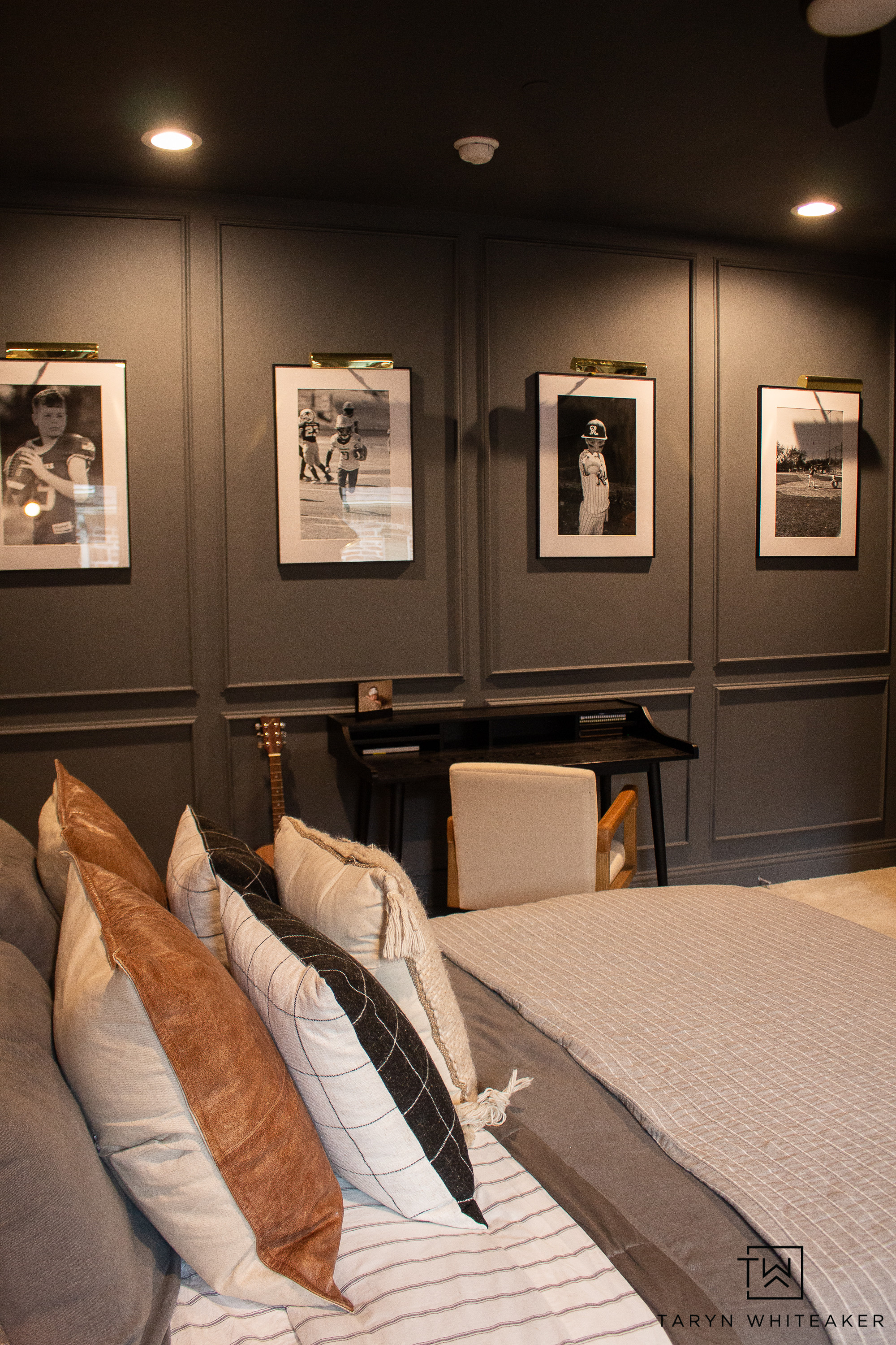 This space feels calm, cozy, and pulled together. I love how layered textures and darker walls create such a warm, elevated feel. Everything is linked here.

#LTKHome #LTKSeasonal #LTKKids