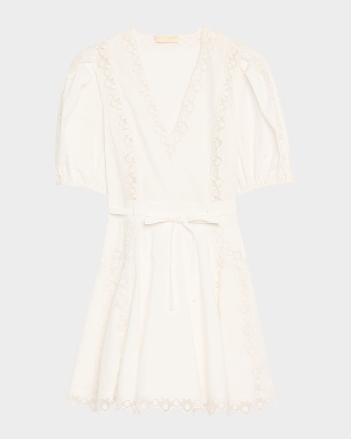 Camila Short-Sleeve Mini Dress | Neiman Marcus
