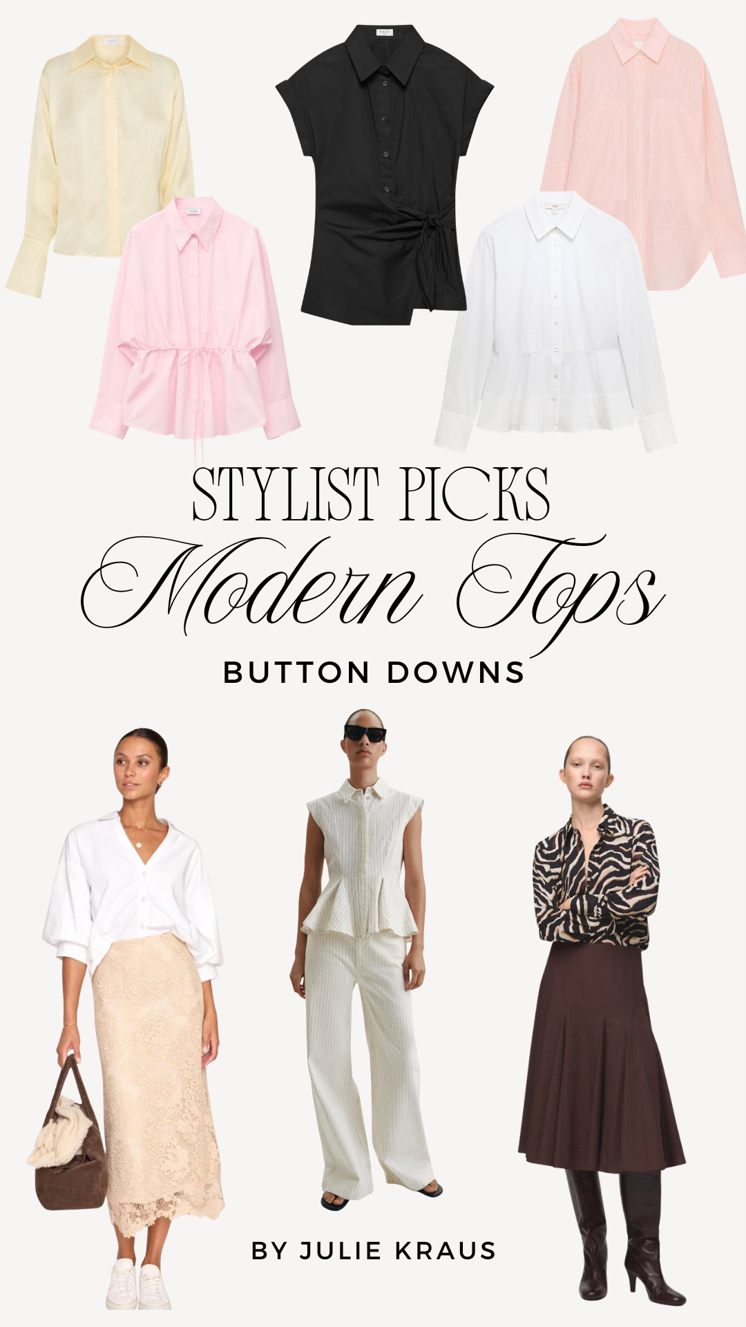 My top button down picks for spring. I love these for taking you from the office to the weekend without missing a beat. Button Down Tops • Spring Blouses • Spring Work Outfits 2026 

 #LTKSeasonal #LTKOver40