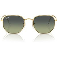 Ray Ban zonnebril Rb3548 001/Bh zeshoekig goud Arista/vintage groen unisex | Balardi (US & Canada)