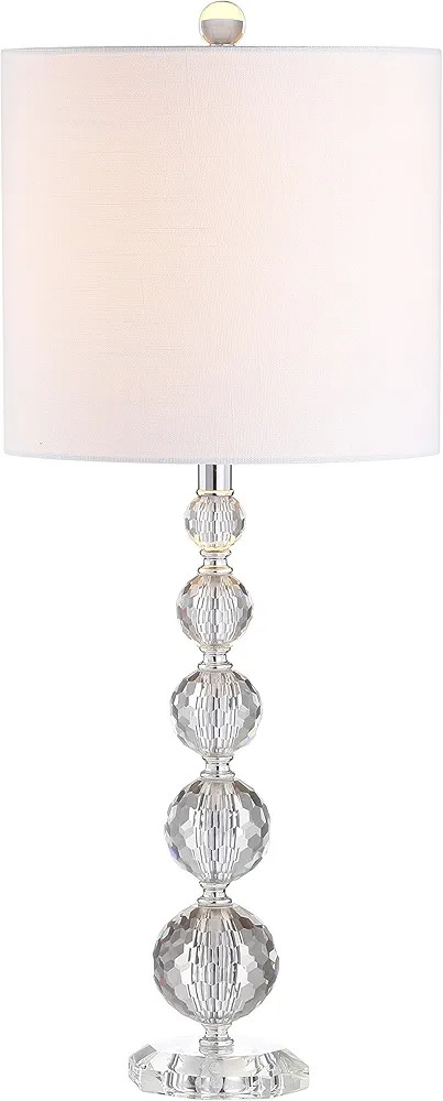 JONATHAN Y JYL5002A-SET2 Nala 28.5" Crystal LED Table Lamp Transitional Glam Bedside Desk Nightst... | Amazon (US)