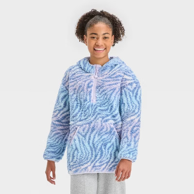 Girls' Fleece 1/2 Zip Pullover - All In Motion™ | Target