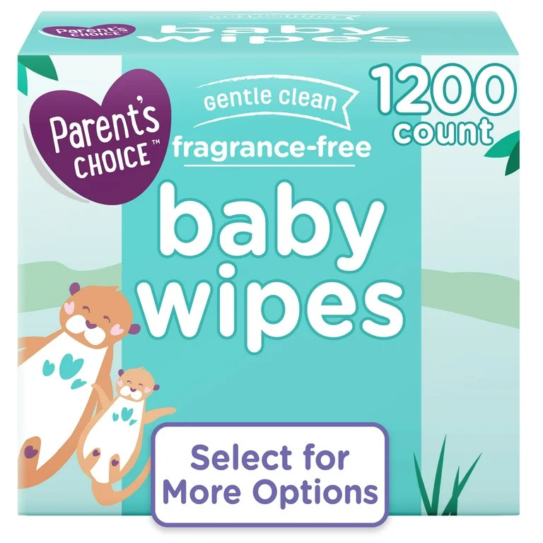 Parents Choice Fragrance-Free Baby Wipes, 1200 Count (Select for More Options) | Walmart (US)