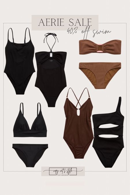 Aerie swim sale, one piece swimsuit, bikini 

#LTKswim #LTKtravel #LTKsalealert