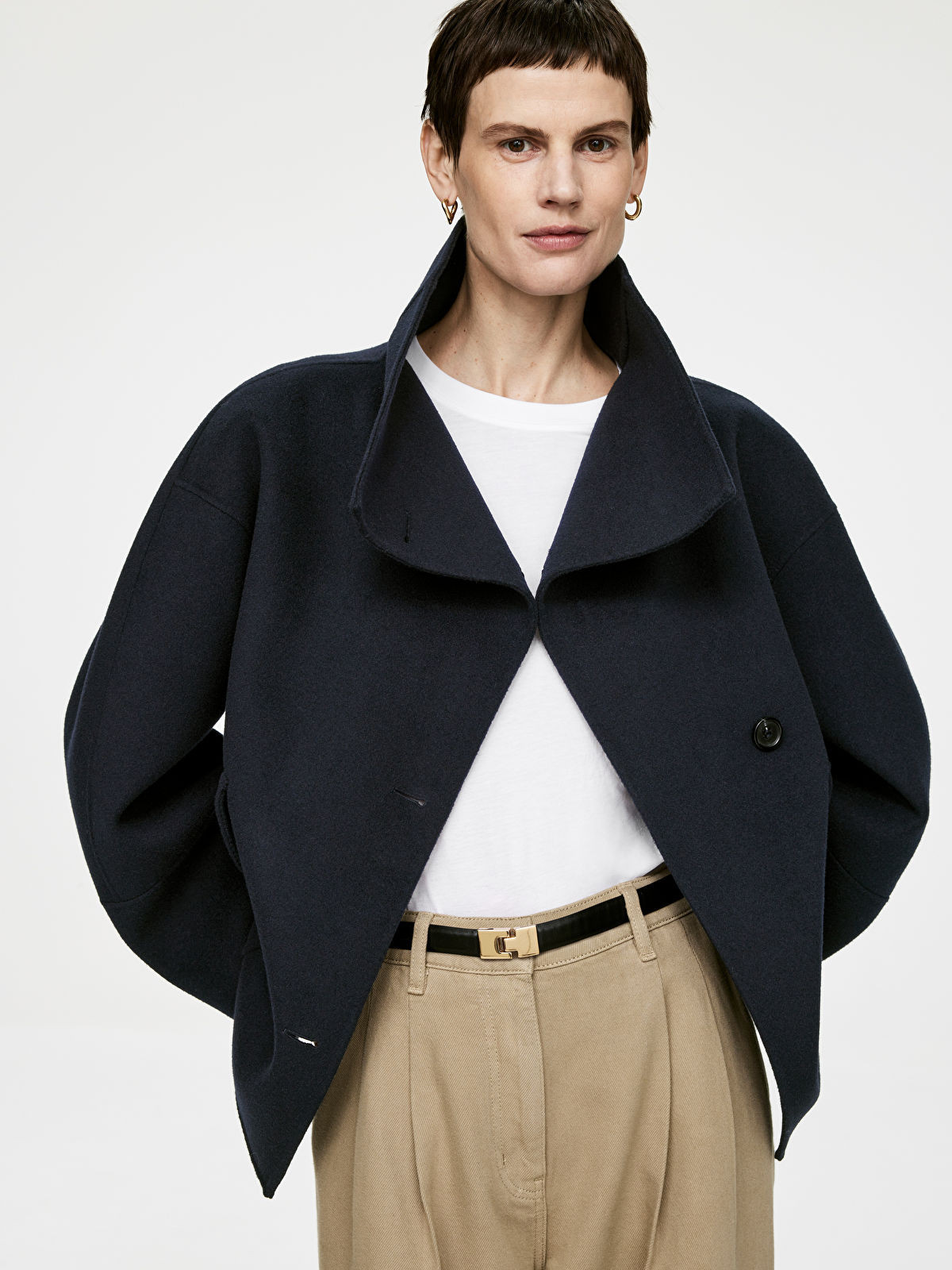 Wide Denim Trousers | Arket UK
