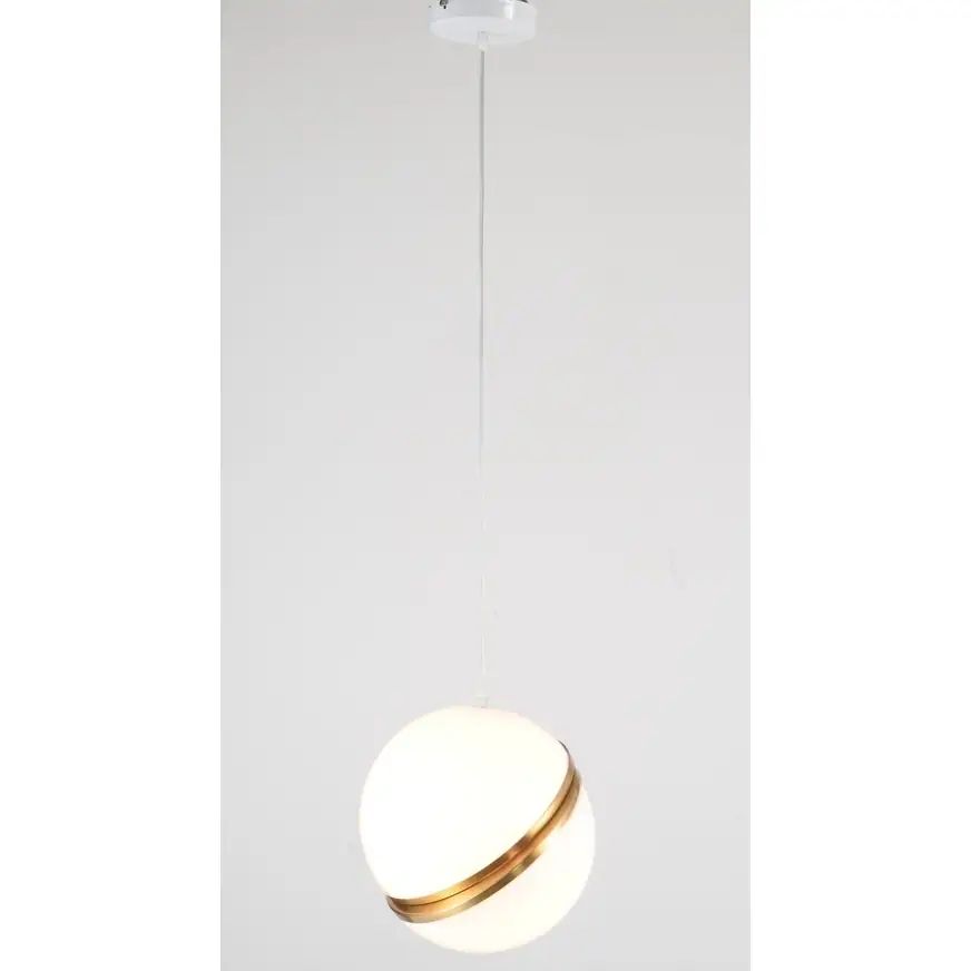 Gold Metal Mini Pendant Light with White Acrylic | Bed Bath & Beyond