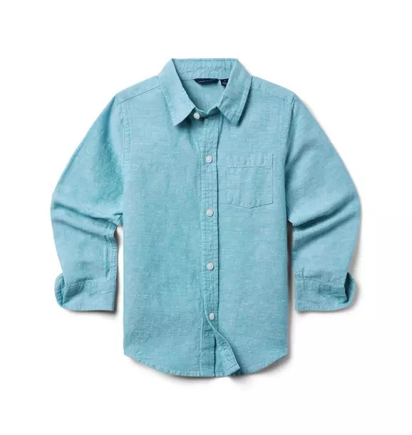 The Linen-Cotton Shirt | Janie and Jack