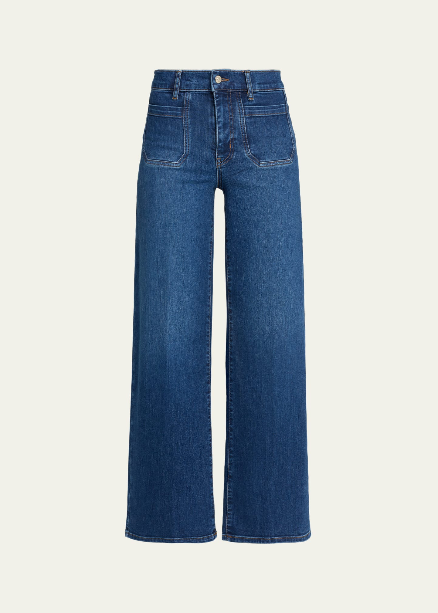 FRAME Le Slim Palazzo Modernist Pocket Jeans | Bergdorf Goodman