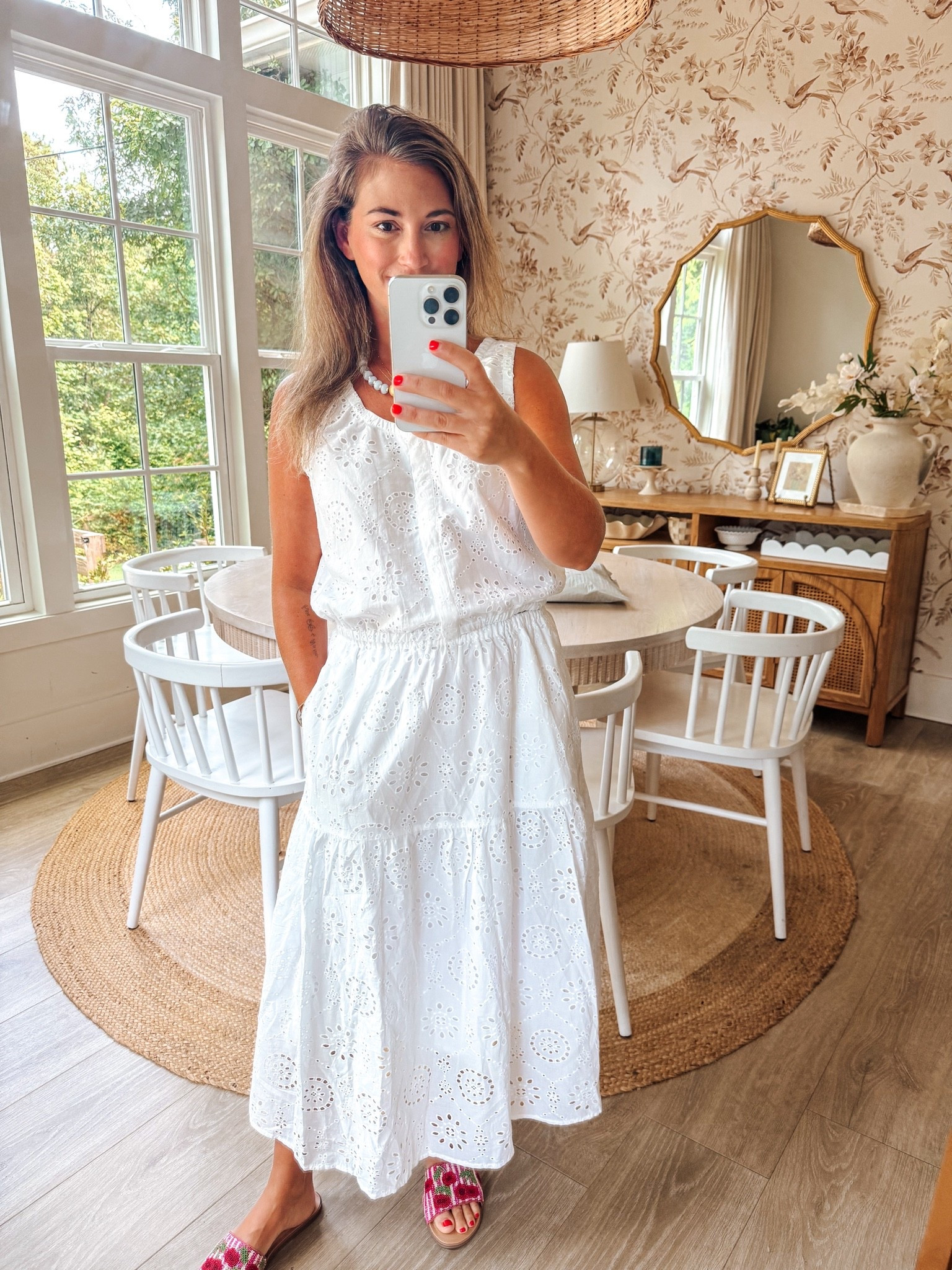 Great quality white maxi skirt and top white eyelet set! Wearing small in both !

#LTKgrwm #LTKdayinmylife #LTKootd