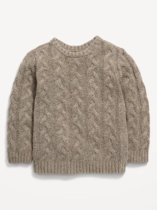 Unisex Cable-Knit Pullover Sweater for Toddler | Old Navy (US)