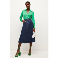 Denim Midi Skirt | Debenhams UK