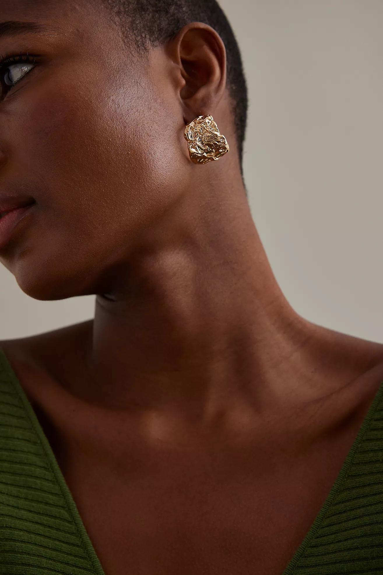 Molten Hammered Hoop Earrings | Anthropologie (UK)
