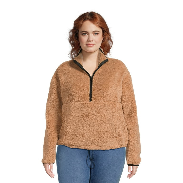 No Boundaries Juniors Plus Size Plush Pullover, Sizes 1X-4X | Walmart (US)
