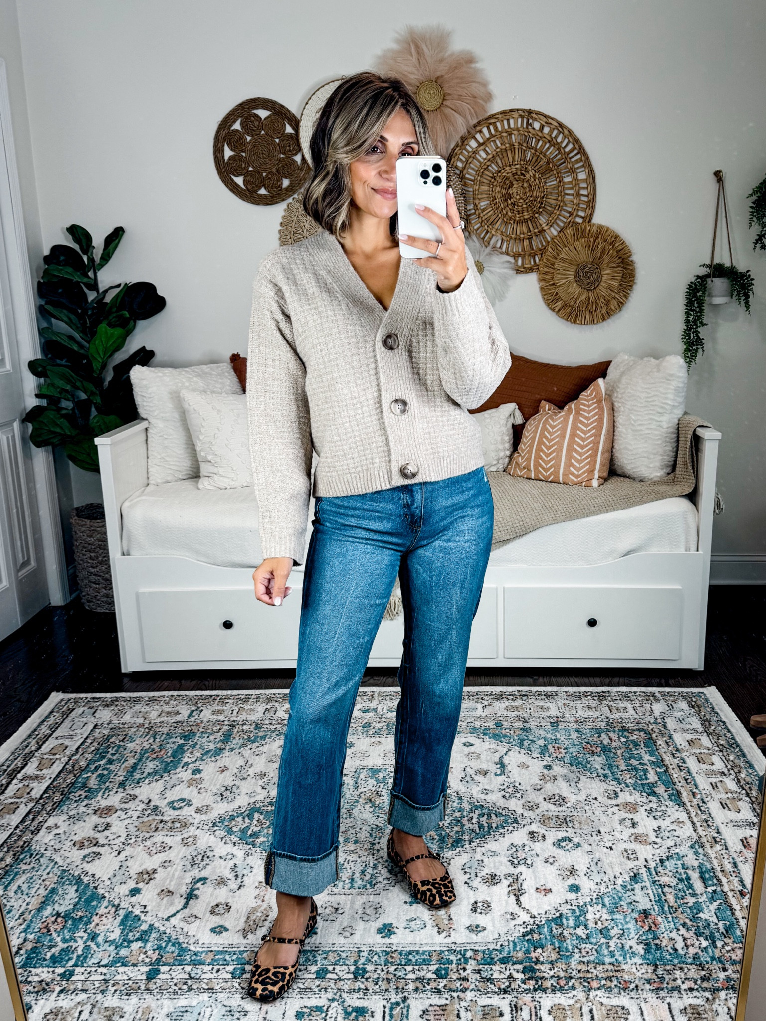 Target cardigan
Sized up one 

#LTKStyleTip #LTKOver40 #LTKFindsUnder50