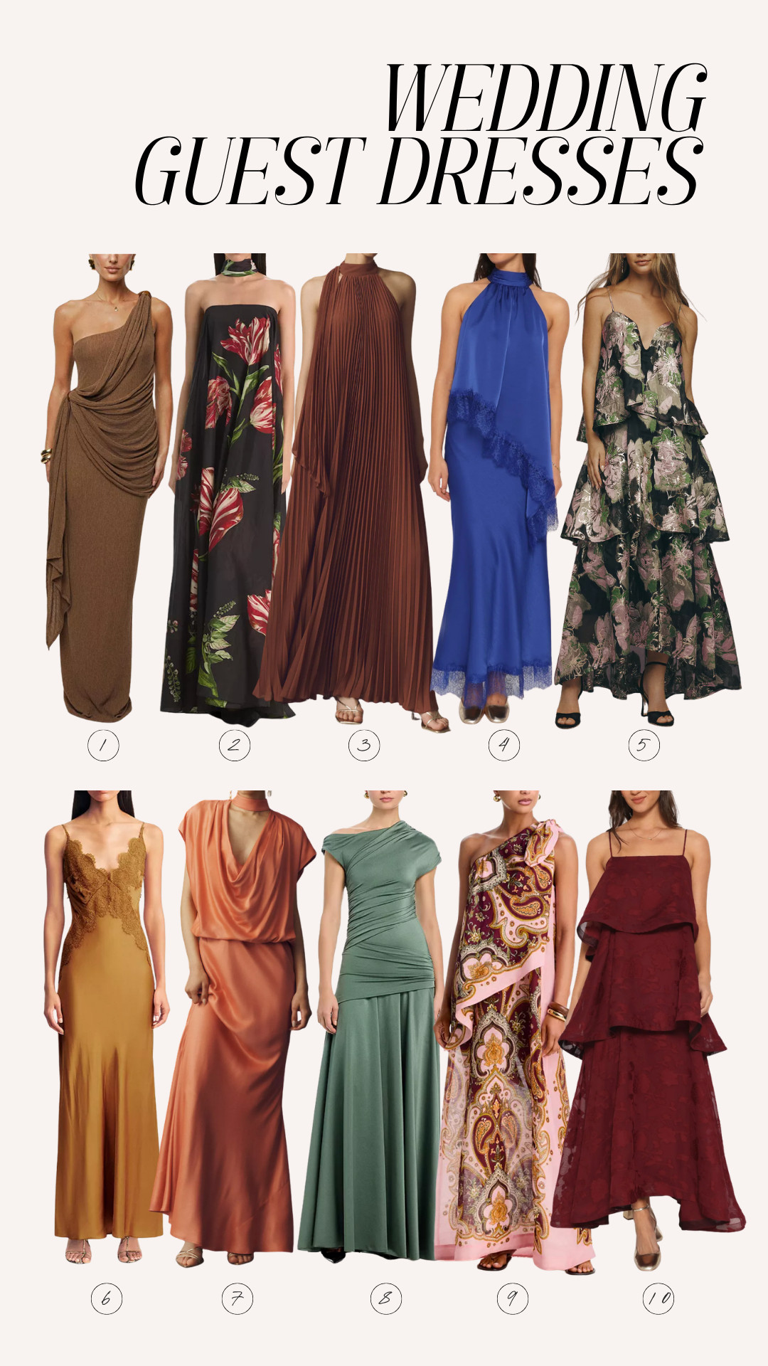 Gorgeous wedding guest dress picks for Fall! 

 #LTKSeasonal #LTKWedding