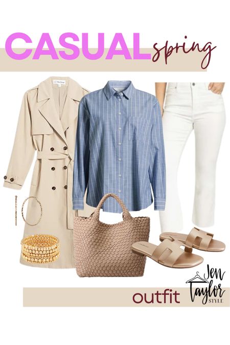 Casual spring outfit idea that comes in plus size as well! 

#LTKSeasonal #LTKplussize #LTKstyletip