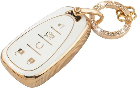 UHONSN for Chevy Key Fob Cover with Keychain Soft TPU Keys Protector Compatible with Chevrolet Eq... | Amazon (US)