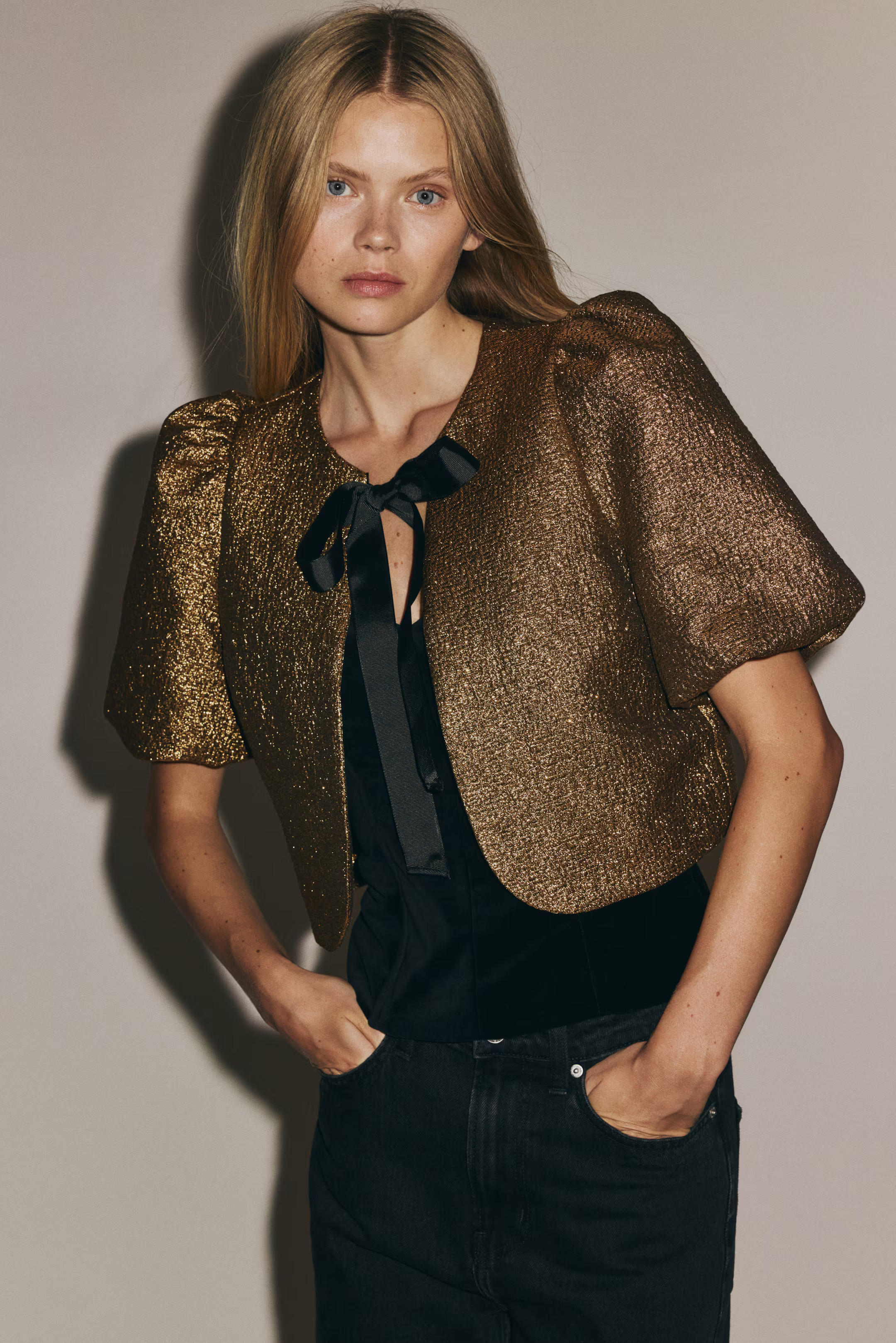 Puff-Sleeved Top | H&M (US + CA)