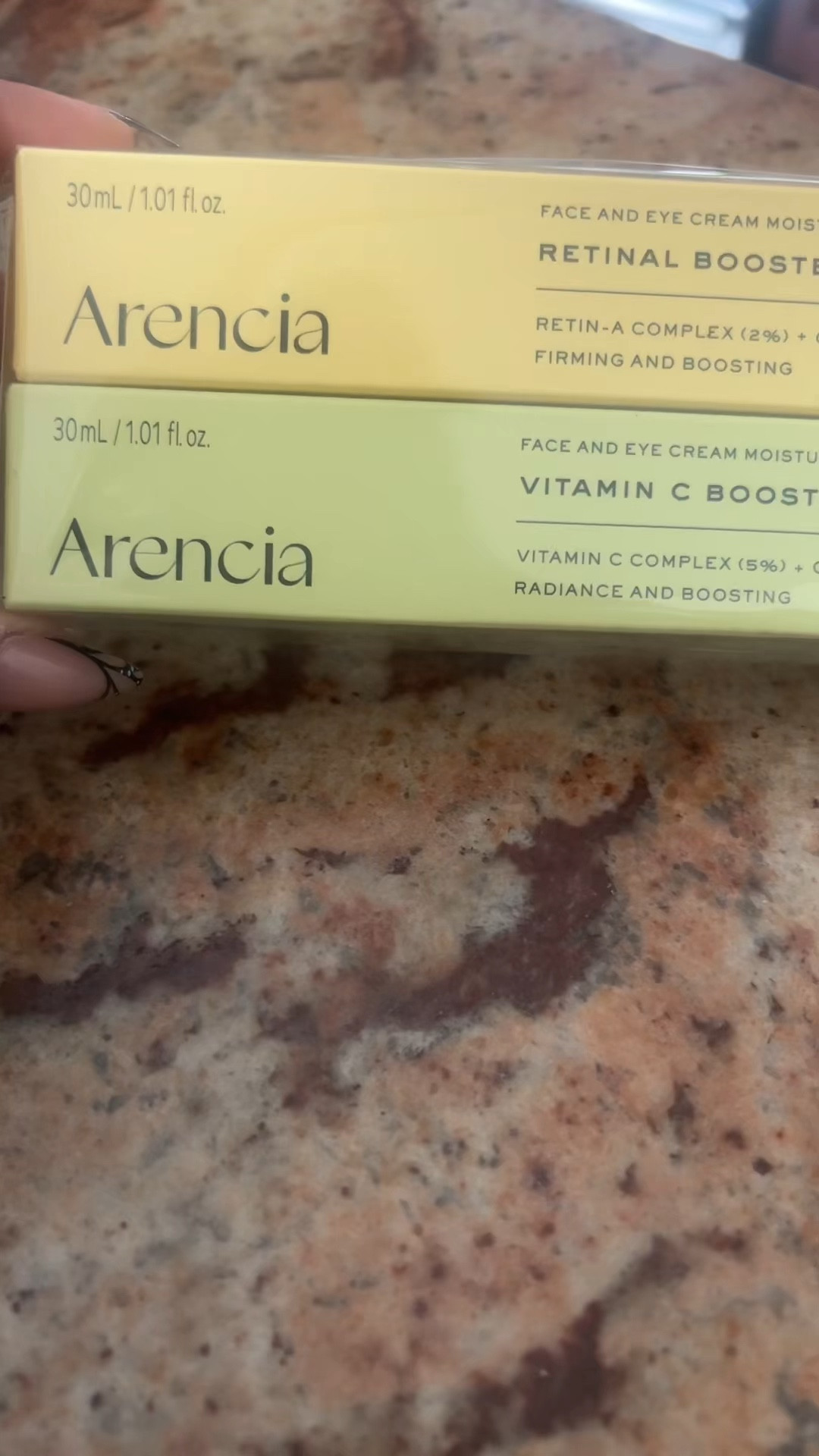 Looking forward to the results from the Arencia Booster Shot Skin Renewal Duo Set ~ Vitamin C& Retinol ~ Day & Night Application! I mainly wanted to try out topical glutathione which is within the Vitamin C Booster so I'm excited to see if it helps with hyperpigmentation!😩🙌🏽 
@Arencia #arencia #glutathione #retinol #vitaminc #springglowup

#LTKdayinmylife #LTKselfcare #LTKmorningroutine