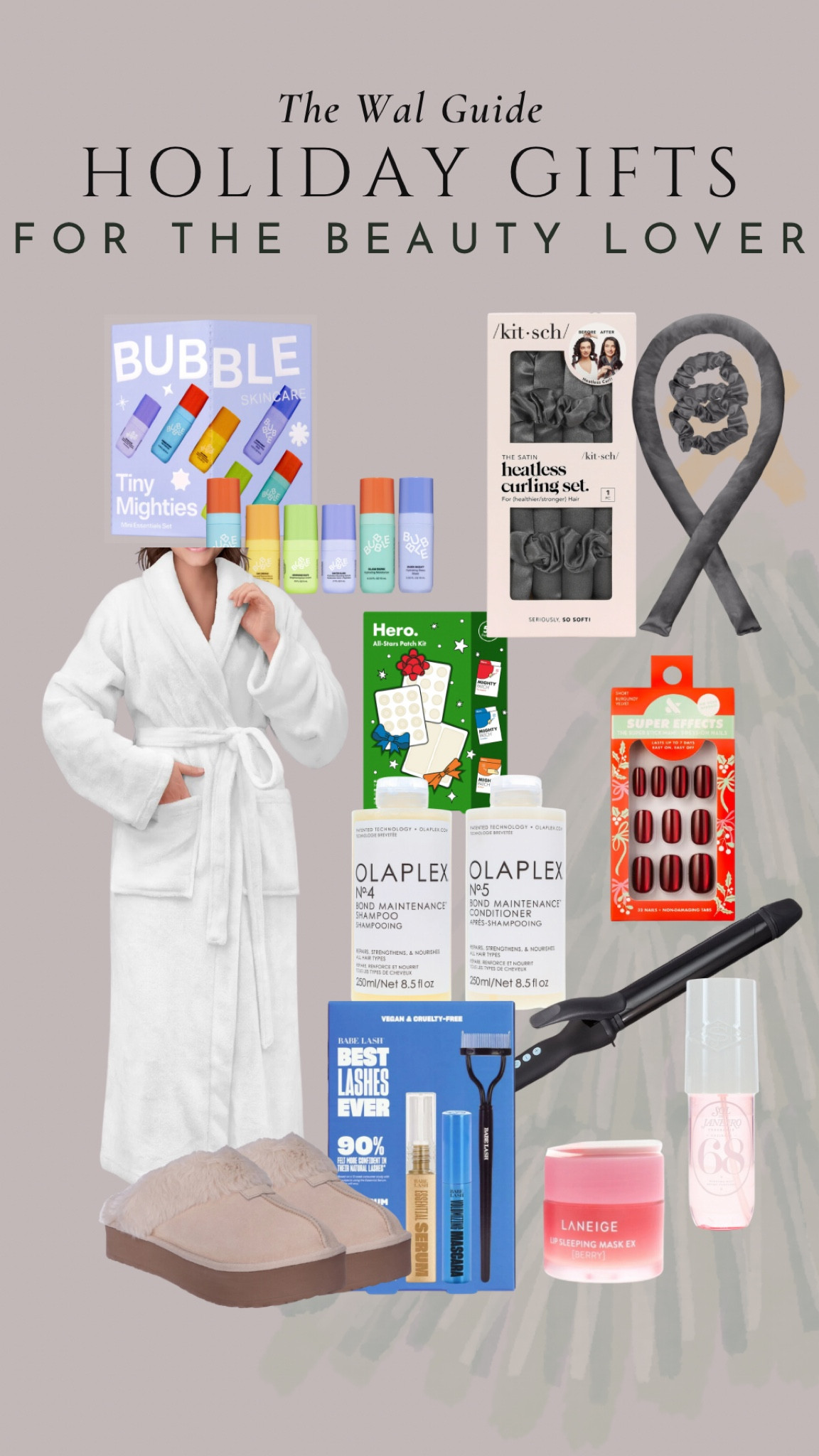 Walmart gifts for the beauty lover. 

Slippers. Robe. Makeup. Skincare. 



#LTKGiftGuide #LTKBeauty #LTKHoliday
