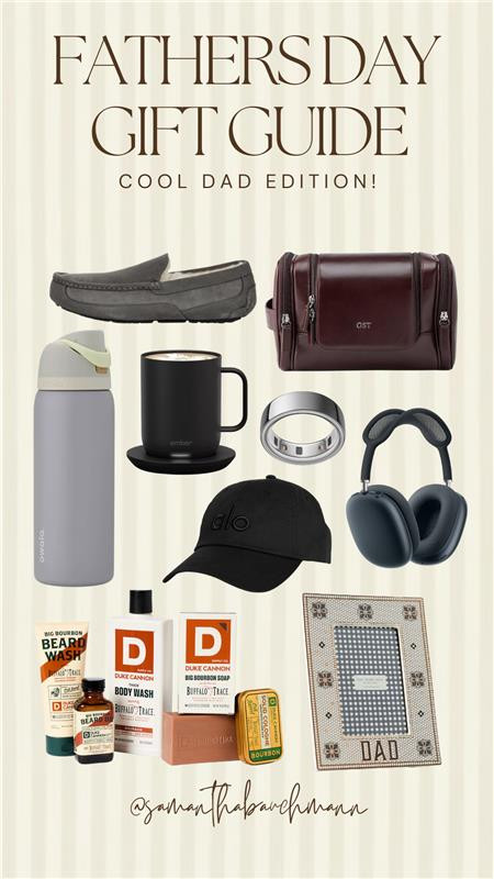 A perfect gift guide for the cool dads! 😎

fathers day, gifts for him, gifts for fathers, father in law, trendy, tech, apple, oura, owala, anthropologie, ugg, duke cannon, mark & graham, target, alo, accessories, Nashville, Samantha Bauchmann 

 #LTKGiftGuide #LTKFindsUnder100 #LTKMens