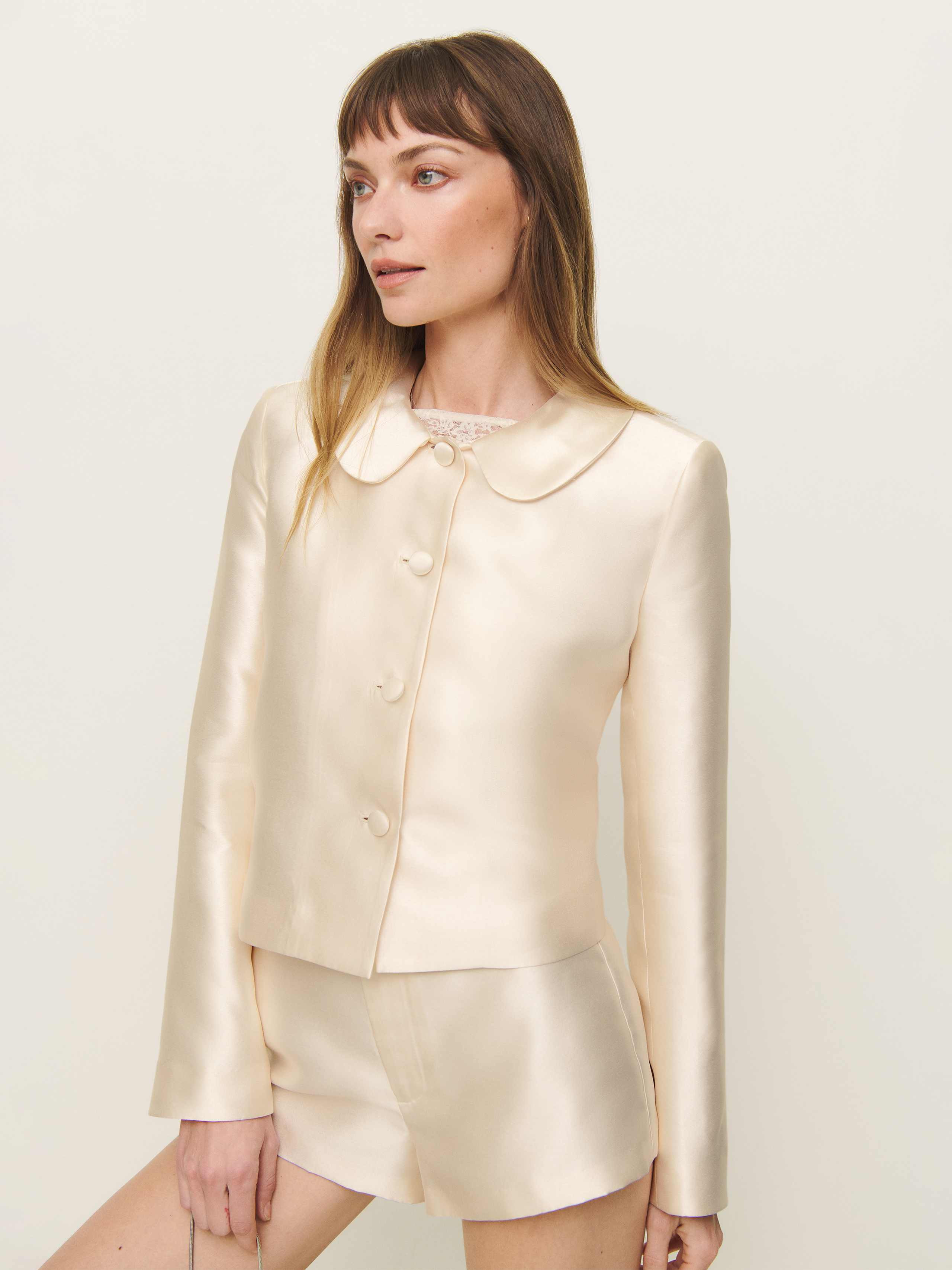 Reformation Dela Two Piece Ivory 6 | Reformation (Global)