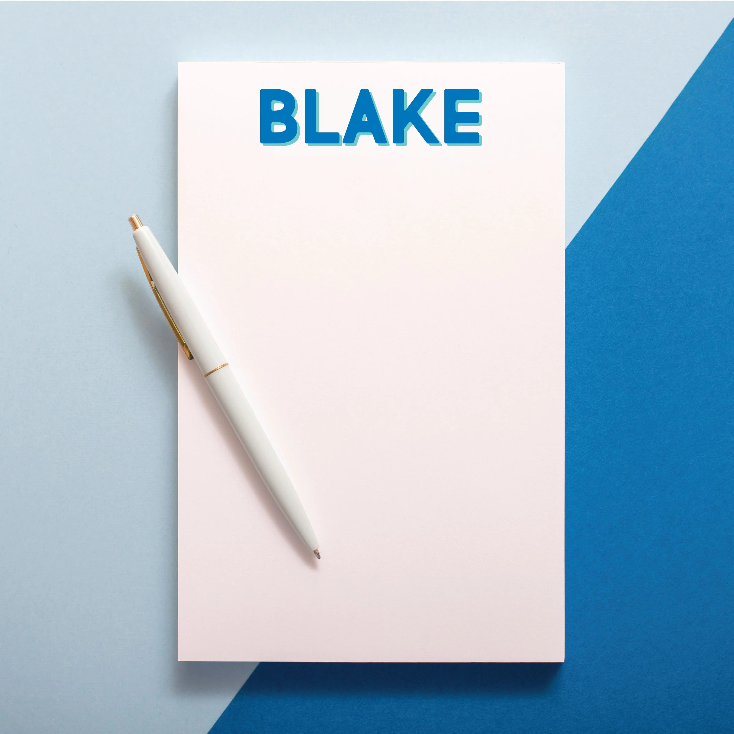 Modern Classics First Name Notepad | Joy Creative Shop