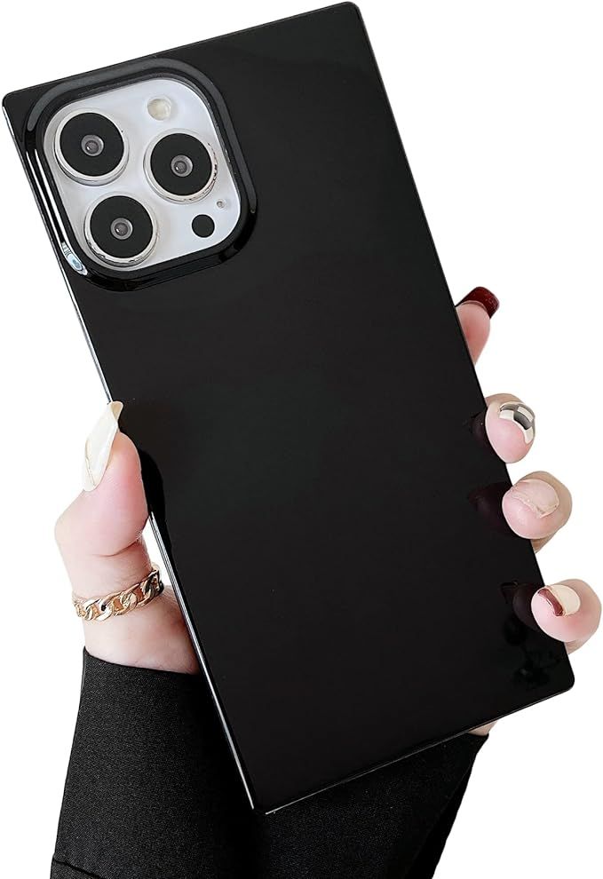 Cocomii Square iPhone 14 Pro Max Case - Square Neutral Plain Color - Slim - Lightweight - Glossy ... | Amazon (US)
