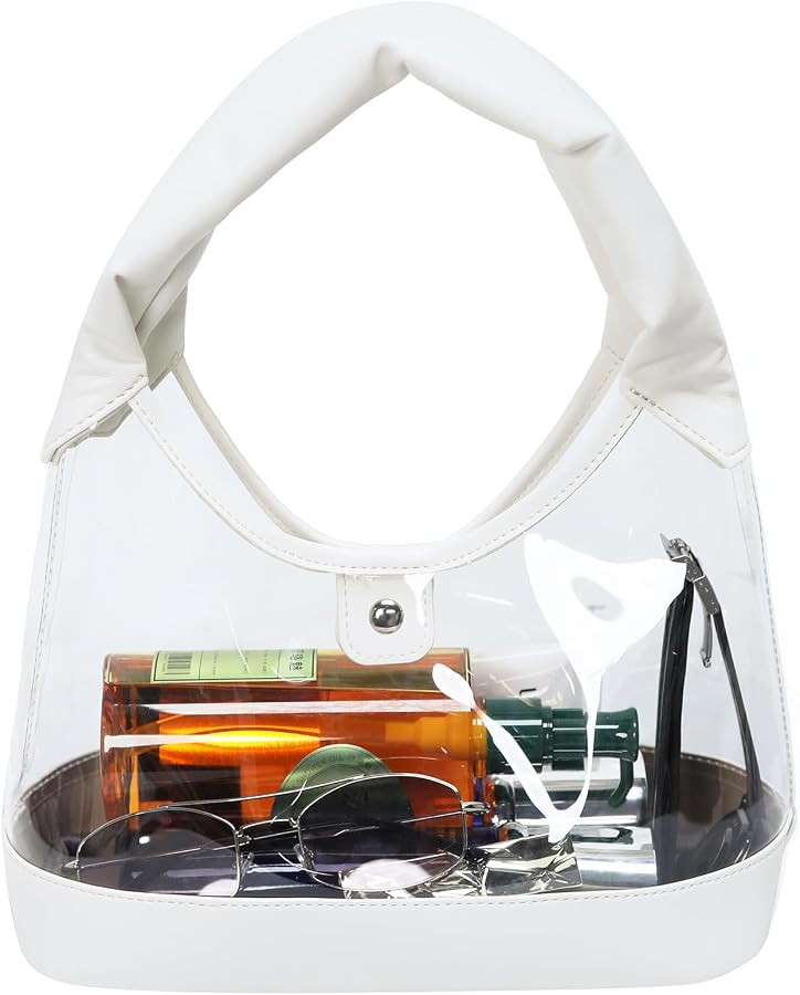 Clear Bag for Stadium Events, cute Clear Purses for Women, Stadium Approved Handbag | Amazon (US)