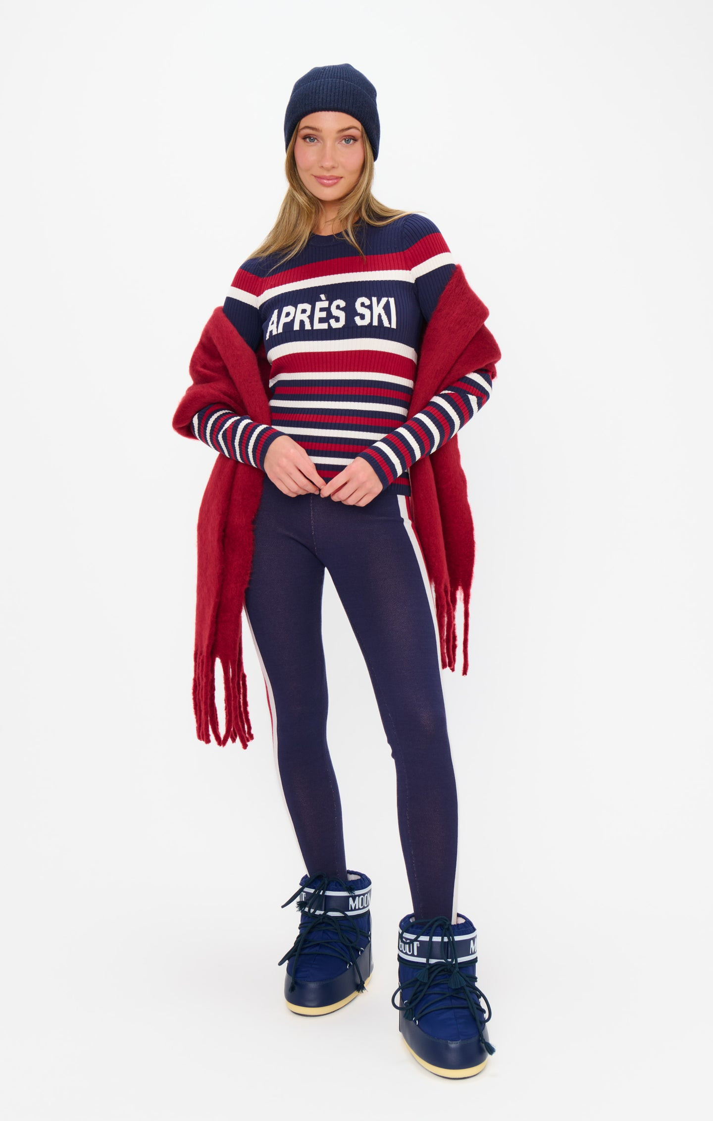 Slopes Sweater ~ Navy Apres Ski Stripe | Show Me Your Mumu