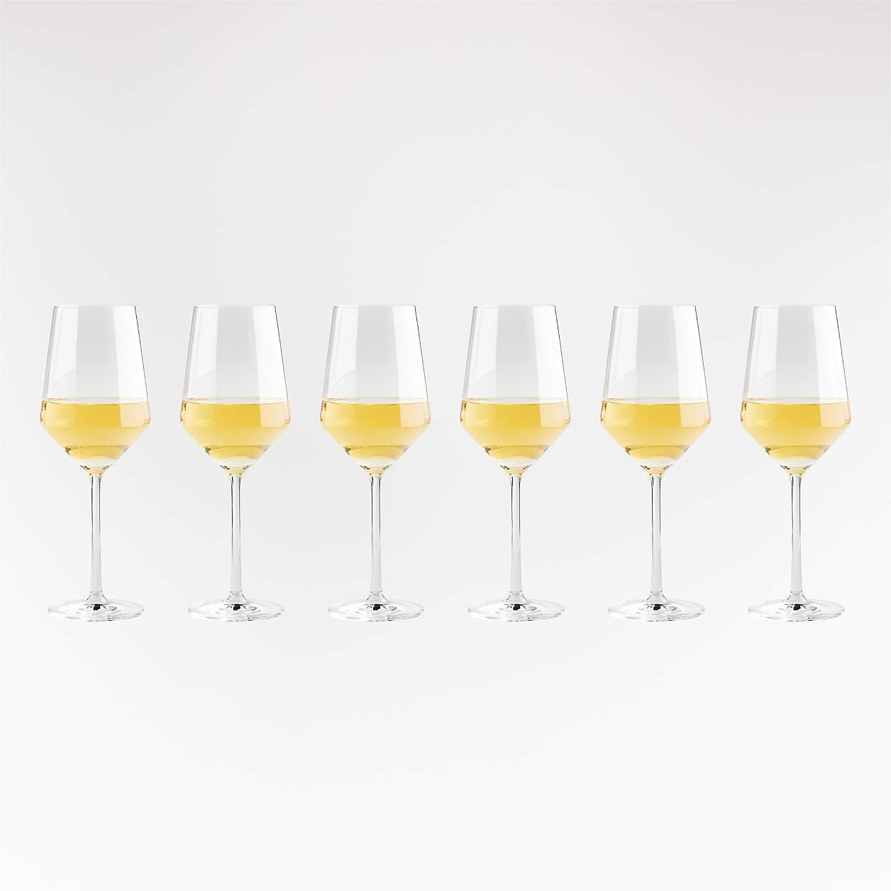 Schott Zwiesel Pure Tour Pinot Grigo Glasses, Set of 6 + Reviews | Crate & Barrel | Crate & Barrel