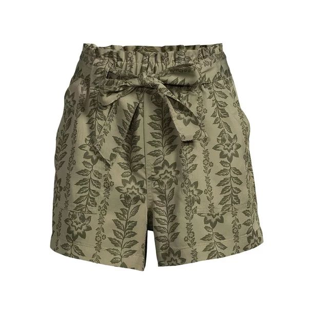 Time and Tru Women's Tencel Shorts | Walmart (US)