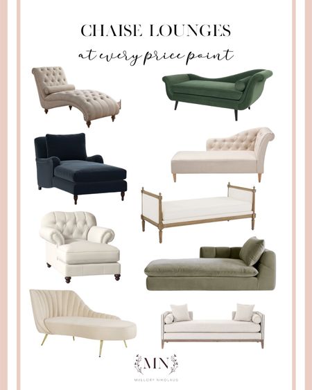 Chaise Lounges at every price point! 

#LTKfamily #LTKhome