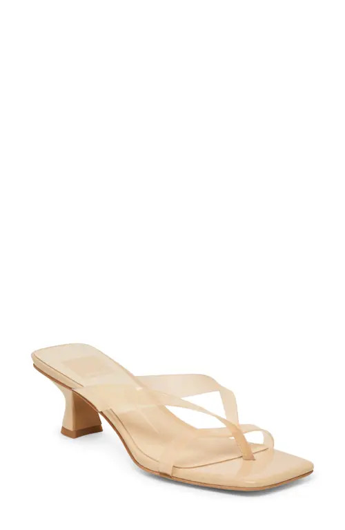 Dolce Vita Brevel Vinyl Translucent Strap Sandal in Praline Jelly at Nordstrom, Size 8 | Nordstrom