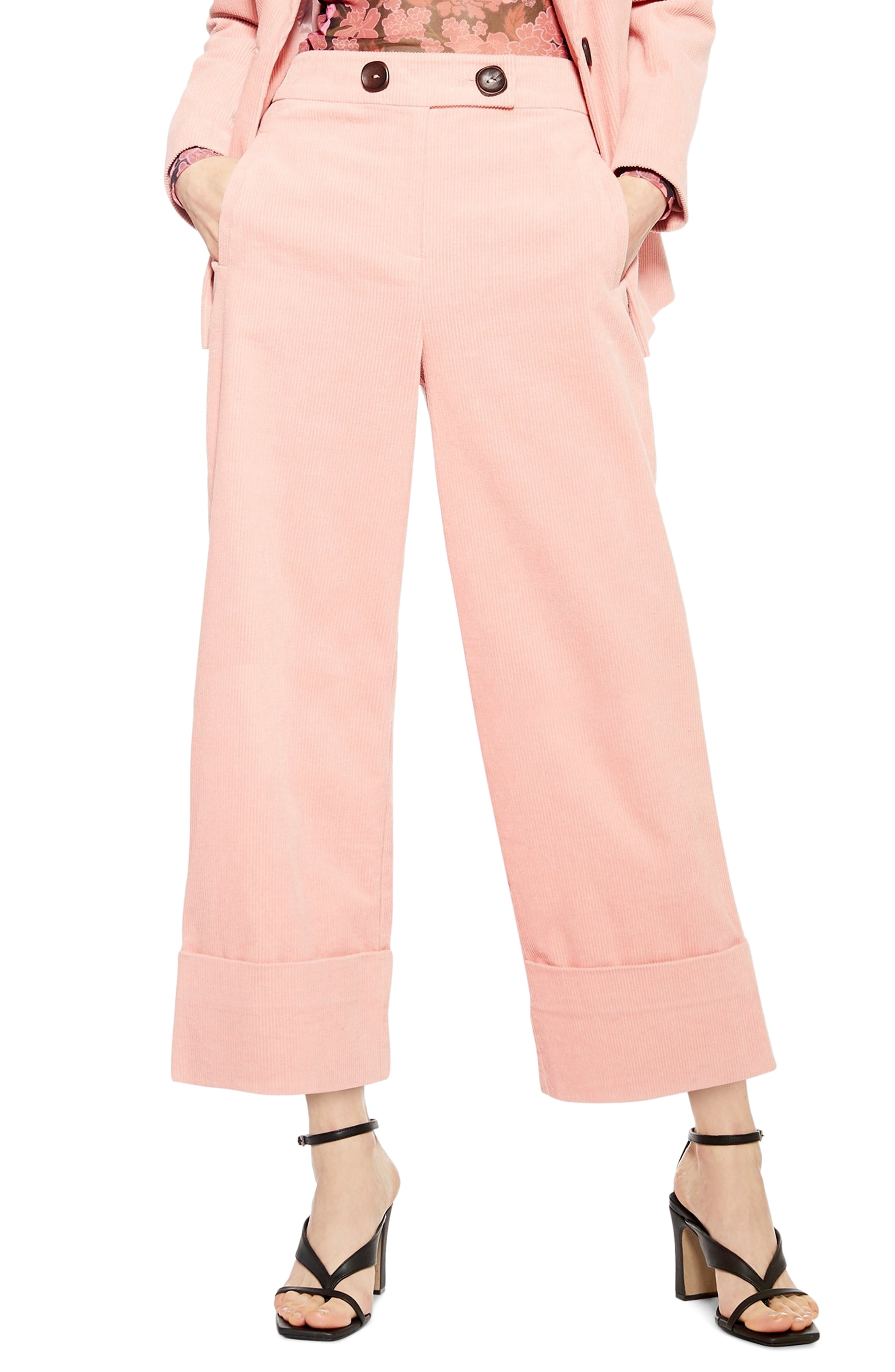 Crop Wide Leg Corduroy Trousers | Nordstrom