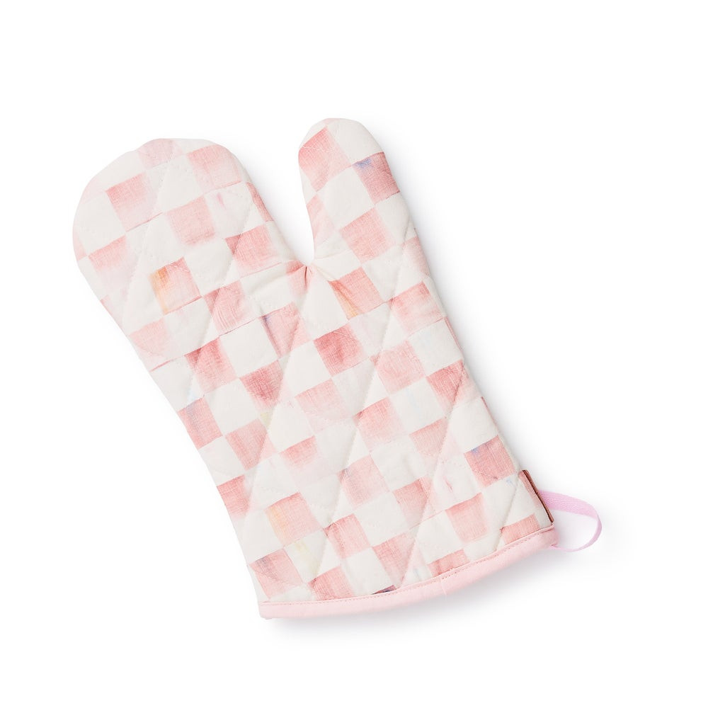 Rosy Check Oven Mitt | MacKenzie-Childs