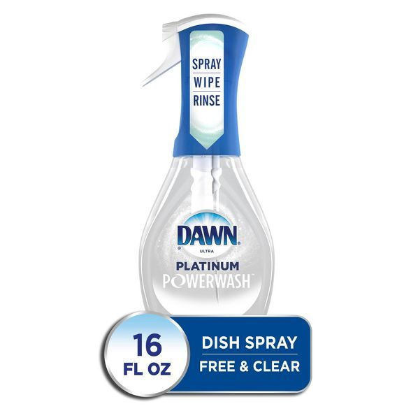 Dawn Platinum Powerwash Spray Free & Clear Starter Kit - 16 fl oz | Target