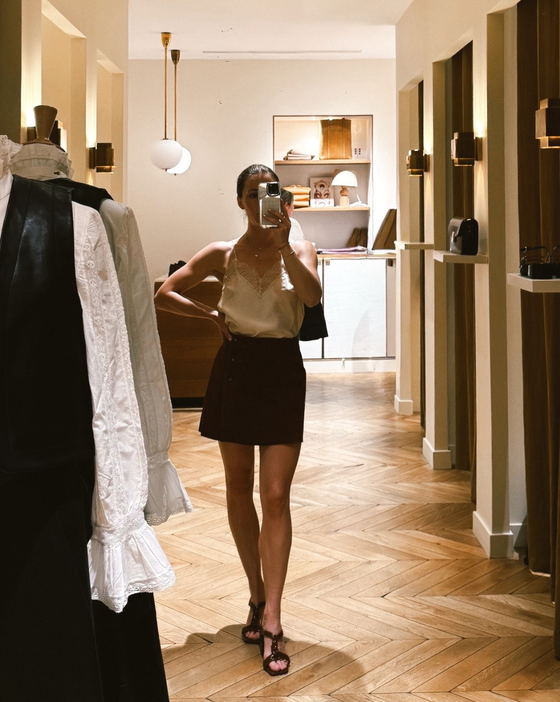 Sezane picks for fall // sweaters, tall boots, leather skirts  