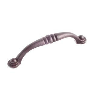 Richelieu Hardware Beloeil Collection 3-3/4 in. (96 mm) Center-to-Center Anthracite Traditional D... | The Home Depot