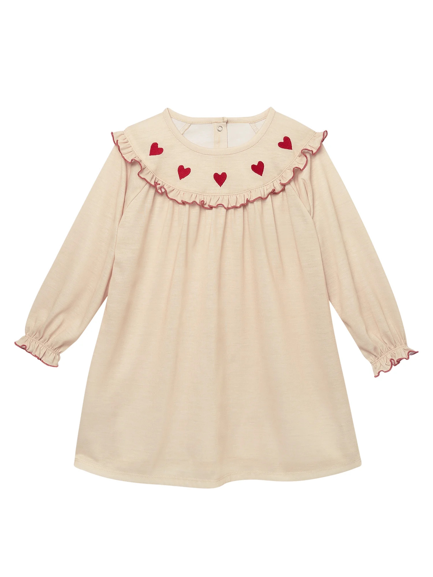 Modern Moments by Gerber Toddler Girl Valentine's Day Nightgown, Sizes 12M-5T | Walmart (US)